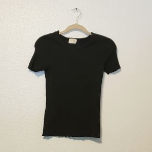 Nation LTD. Fitted black top